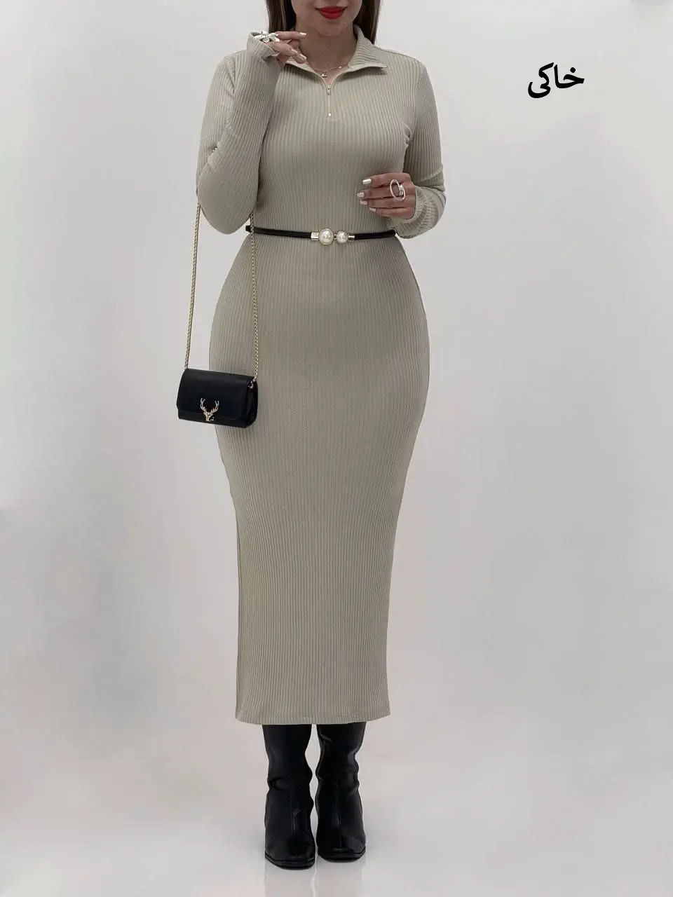 3701-پیراهن بلند فینگری